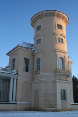 Fototapeta na wymiar Zamek Rheinsberg w zimie