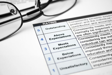 Employee evaluation form