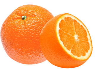 orange isolated on white background