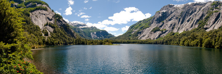 Panorama of Lake Nahuel Huapi, near Bariloche, Argentina