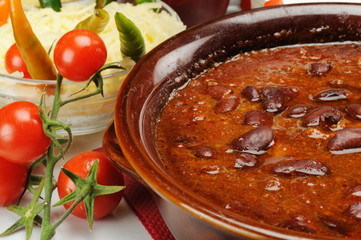 zuppa di fagioli alla messicana