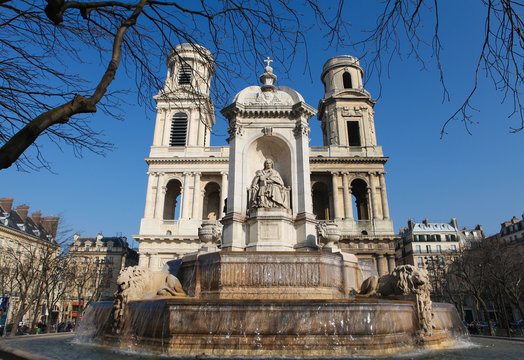 Place Saint Sulpice In Paris