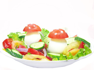 creative vegetable salad
