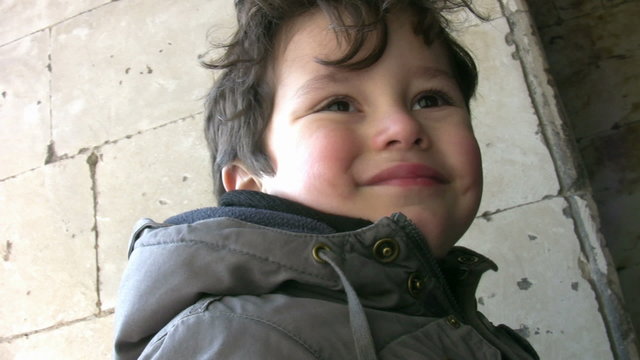 Portrait of a little boy