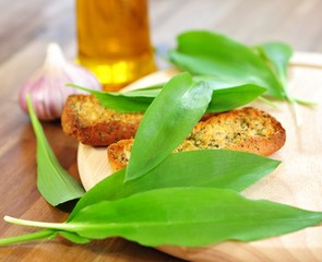 Bruschetta, Bärlauch