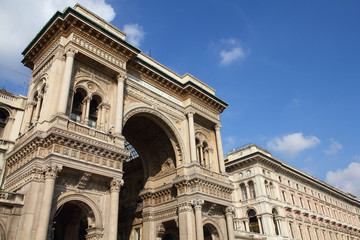 Fototapeta na wymiar Galleria Vittorio Emanuele in Milan, Italy