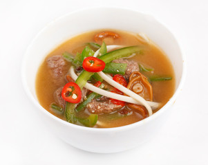 Beef noodle soup