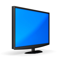 TV on white background. Isolated 3D image