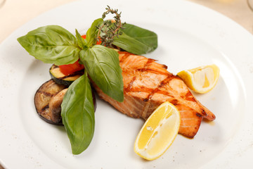 salmon steak