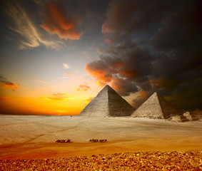 Obraz na płótnie Canvas Giza