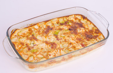 plat de gratin de courgette