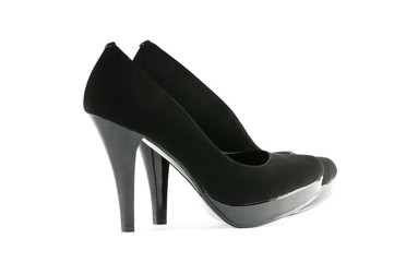 Woman shoes isolated on the white background