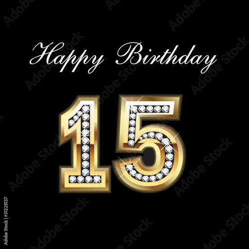 Happy Birthday 15 Stockfotos Und Lizenzfreie Vektoren Auf