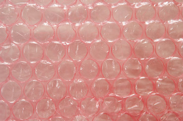 Pink bubble wrap