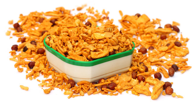 Chanachur or Bombay mix