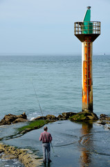 Pêcheur à Capbreton