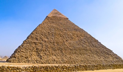 Fototapeta na wymiar the Khafre pyramid of Giza, Egypt