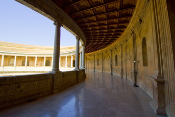 Naklejka na ściany i meble Palacio de Carlos V - Alhambra - Granada - Spanien