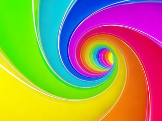 Rainbow swirl © Denys Rudyi