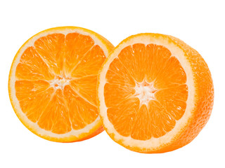 orange isolated on white background