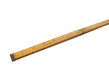 arshin (= 0.71 m), Russian yardstick on white background