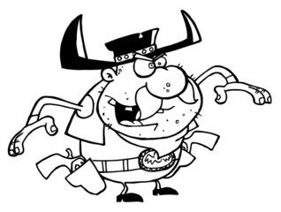 GunSlinger About To Draw His Guns