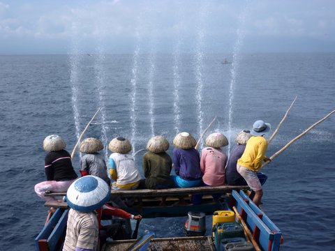 pêche en haute mer en Indonésie