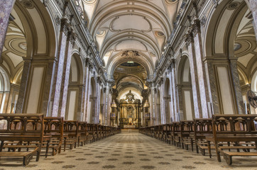 Buenos Aires Cathedral main building interior
