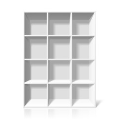 White bookshelf © piai