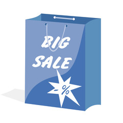 vector illustration with bag