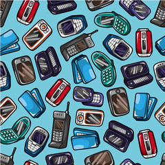 seamless mobile phone pattern