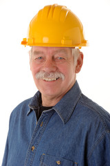 Portrait eines rüstigen Arbeiters