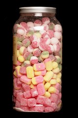 Jar of boiled sweets