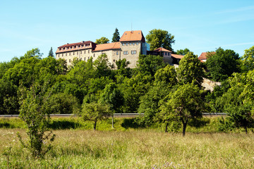 Fototapeta na wymiar Burg und Schlossanlage