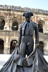 Tourisme - Nîmes - El Nimeño (statue mémoriale)