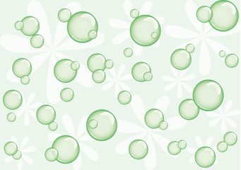 grüne bubbles