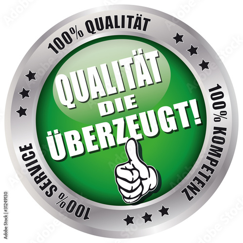 "QUALITÄT DIE ÜBERZEUGT! 100 Qualität" Stockfotos und lizenzfreie Vektoren auf