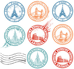 City stamps collection