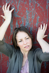 femme agressée