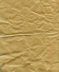 Fototapeta na wymiar Crumpled paper