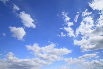 Obraz premium 青空と白い雲