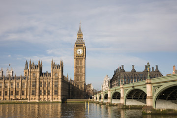 Fototapeta na wymiar Big Ben, Pałac Westminsterski