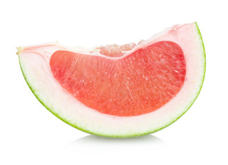 red pomelo slice