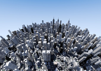 3D cityscape model