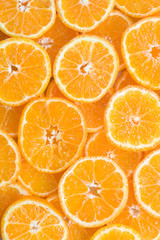 orange slices background