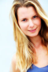 Fototapeta premium Portrait of beautiful blond woman