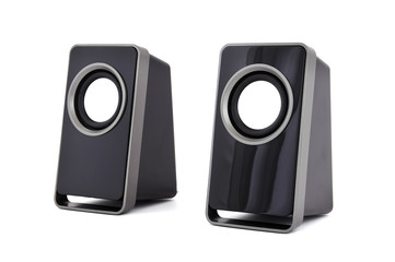 Obraz premium two computer speakers
