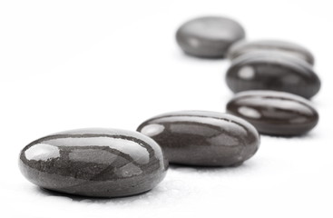 Spa -stones isolated on a white.