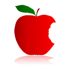 apple healthy fruit illustration