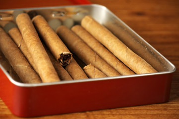 Cigars in box